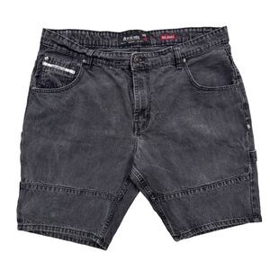 Vintage Y2K Ecko Unltd Denim Raw Carpenters Shorts Size 40 Relaxed Black